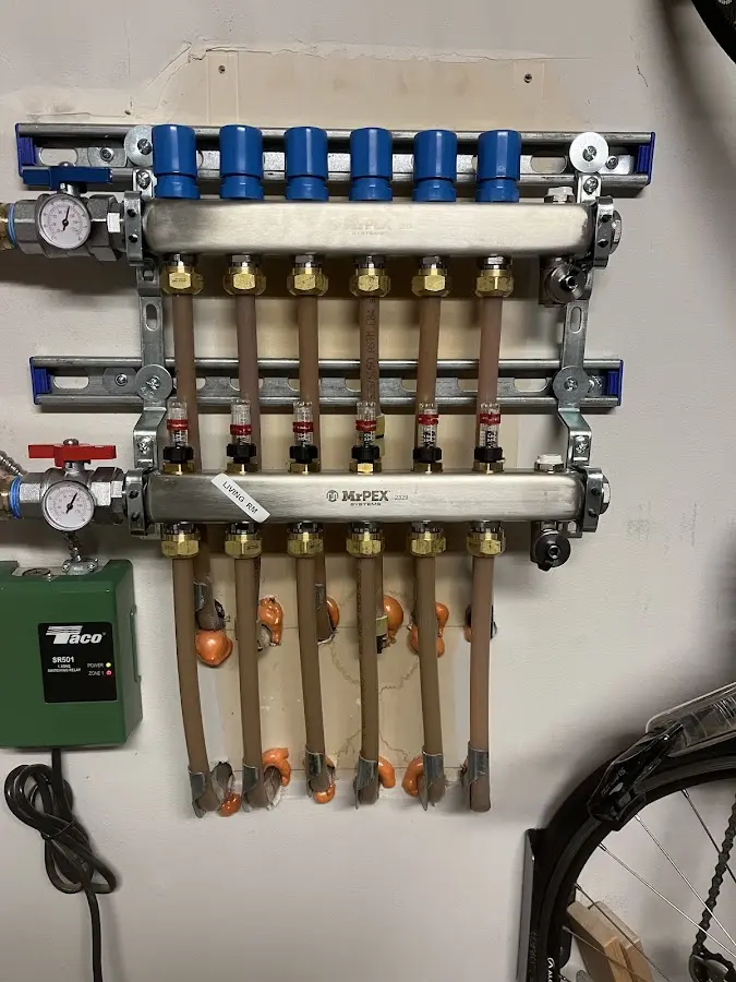 Plumber performing Leak Detection at a residential property in Dickson City